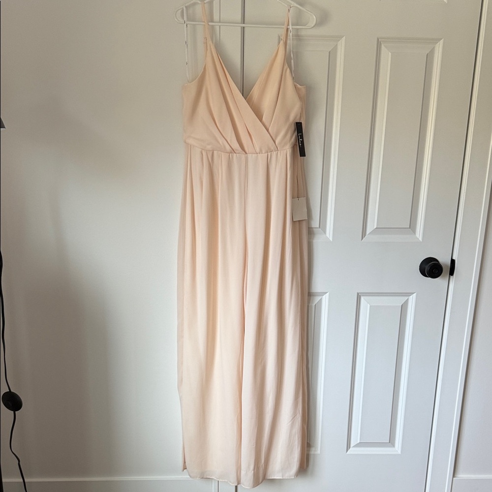 Elegant Cream Maxi jumpsuit